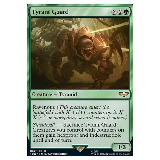 Magic The Gathering - Universes Beyond - Warhammer 40k - Tyrant Guard - 103/168