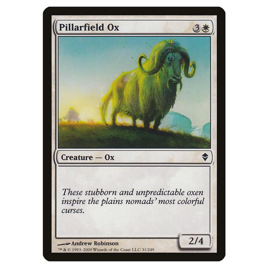 Magic The Gathering - Zendikar - Pillarfield Ox - 31/249