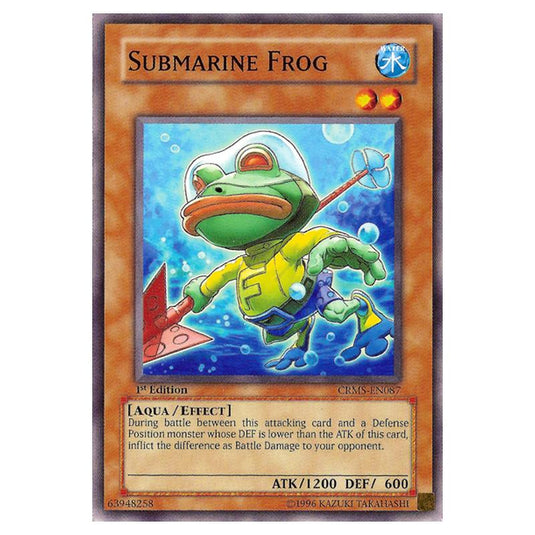 Yu-Gi-Oh! - Crimson Crisis - Submarine Frog (Common) CRMS-EN087