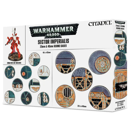 Warhammer 40,000 - Sector Imperialis - 25 & 40mm Round Bases