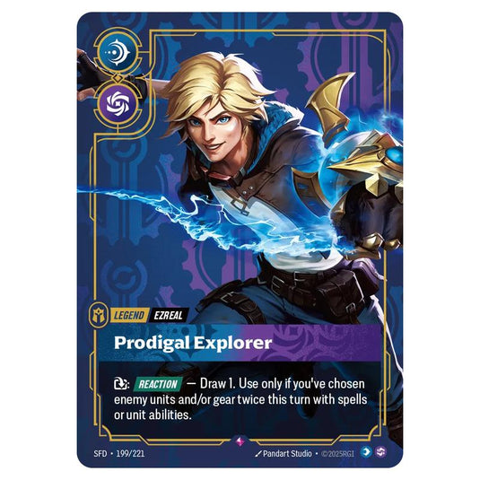 Riftbound: League of Legends TCG - Spiritforged - Ezreal - Prodigal Explorer - 199/221