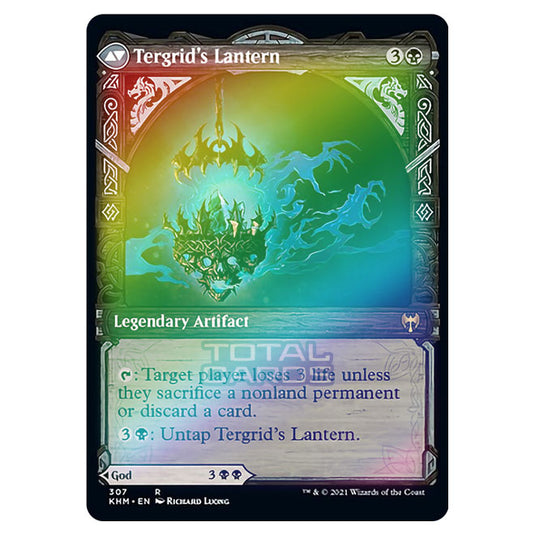 Magic The Gathering - Kaldheim - Tergrid, God of Fright // Tergrid's Lantern - 307/285 (Foil)