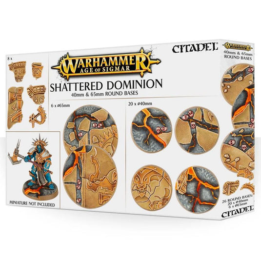 Warhammer Age of Sigmar - Shattered Dominion - 65 & 40mm Round