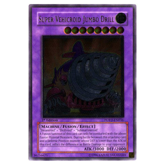 Yu-Gi-Oh! - Power of the Duelist - Super Vehicroid Jumbo Drill (Ultimate Rare) POTD-EN036