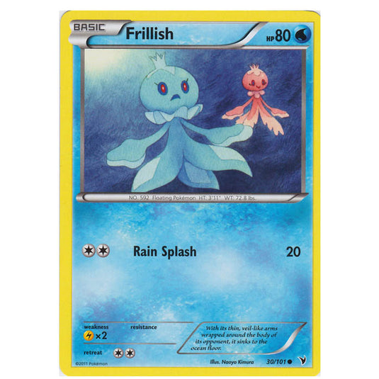 Pokemon - Black & White - Noble Victories - Frillish 30/101