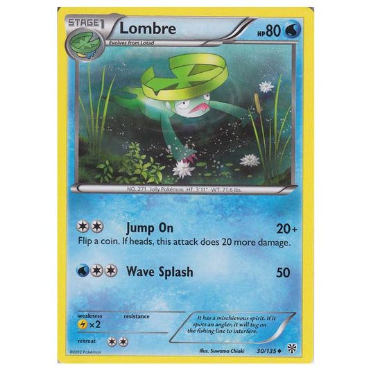 Pokemon - Black & White - Plasma Storm - Lombre - 030/135