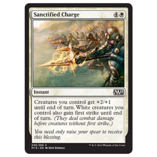 Magic the Gathering - M15 Core Set - Sanctified Charge - 30/269