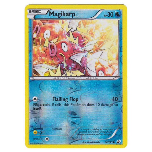 Pokemon - Black & White - Legendary Treasures - (Reverse Holo) Magikarp - 30/113