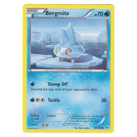 Pokemon - XY - Flashfire - Bergmite - 30/106