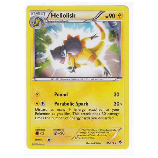 Pokemon - XY Phantom Forces - Heliolisk - 30/119