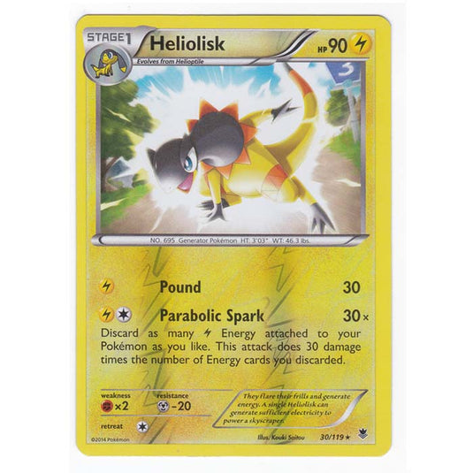 Pokemon - XY Phantom Forces - (Reverse Holo) - Heliolisk - 30/119