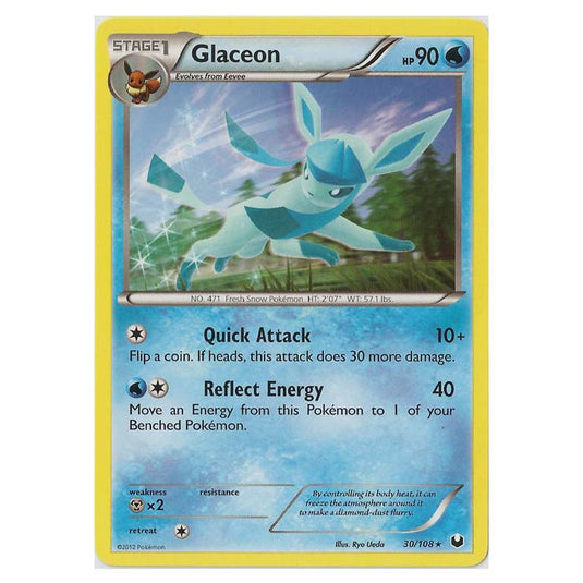 Pokemon - Black & White - Dark Explorers - Glaceon - 30/108