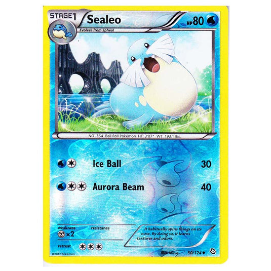 Pokemon - Black & White - Dragons Exalted - (Reverse Holo) Sealeo - 30/124