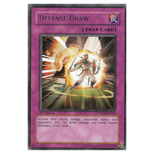 Yu-Gi-Oh! - The Duelist Genesis - Defense Draw (Rare) TDGS-EN065