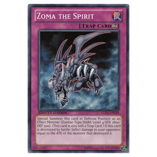 Yu-Gi-Oh! - Gold Series - Haunted Mine - Zoma the Spirit (Common) GLD5-EN049