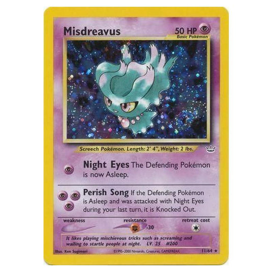 Pokemon - Neo Revelation - Misdreavus - 11/64/64