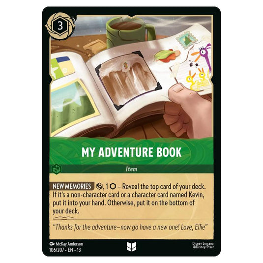 Lorcana - Attack of the Vine - My Adventure Book (Uncommon) - 106/207