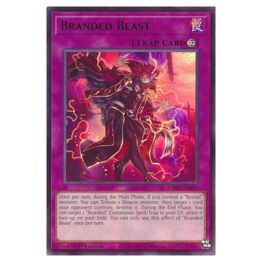 Yu-Gi-Oh! - The Chronicles Deck - The Fallen & The Virtuous - Branded Beast (Ultra Rare) - CH01-EN037