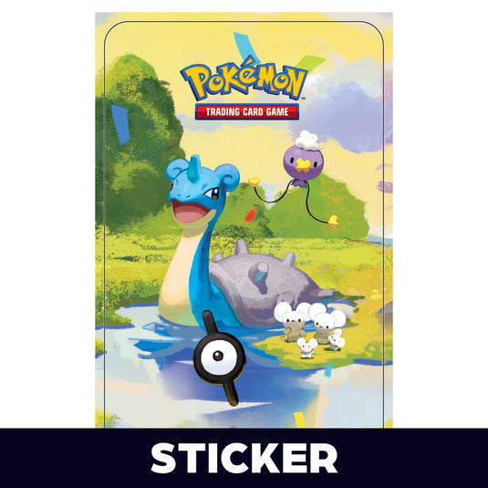 Pokemon - 30th Celebration - Mini Tin - Day - Lapras - Sticker
