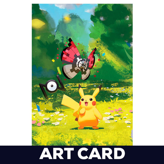 Pokemon - 30th Celebration - Mini Tin - Day - Pikachu - Art Card