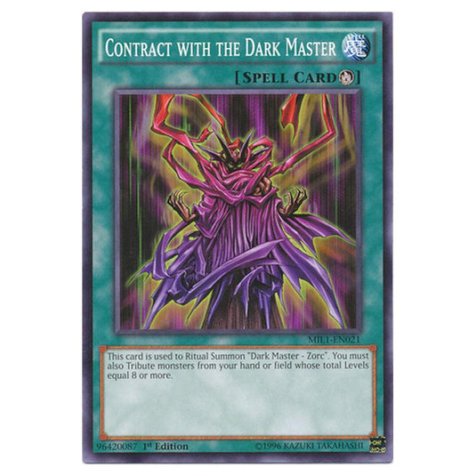 Yu-Gi-Oh! - Millennium Pack - Contract with the Dark Master (Common) MIL1-EN021