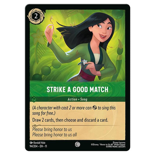 Lorcana - Winterspell - Strike A Good Match (Common) - 094/204