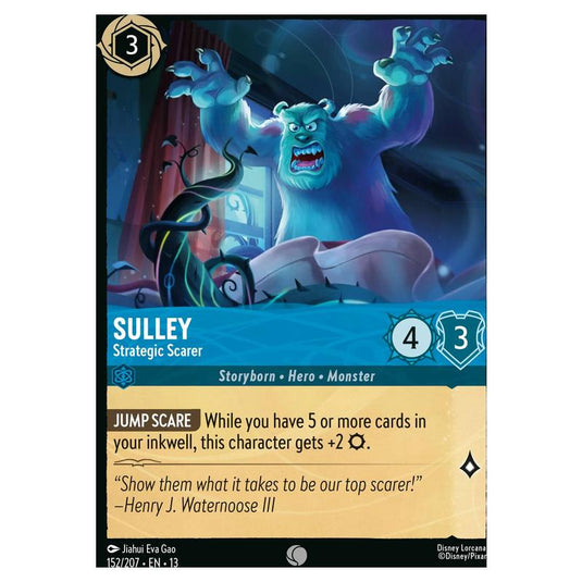 Lorcana - Attack of the Vine! - Sulley - Strategic Scarer (Common) - 152/207