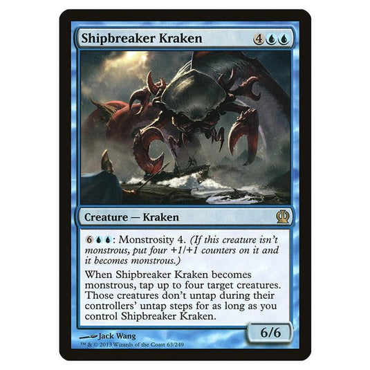 Magic The Gathering - Theros - Shipbreaker Kraken - 63