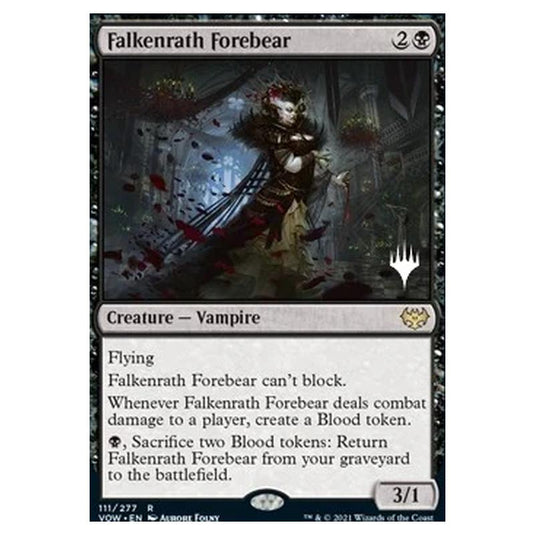 Magic The Gathering - Innistrad: Crimson Vow Promos - Falkenrath Forebear - 111/277