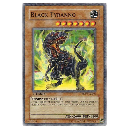 Yu-Gi-Oh! - Structure Deck - Dinosaur's Rage - Black Tyranno (Common) SD09-EN008