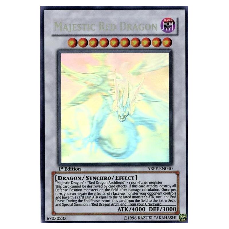 Absolute Powerforce Card Yu-Gi-Oh! - Absolute Powerforce - Majestic Red Dragon (Ghost Rare) ABP
