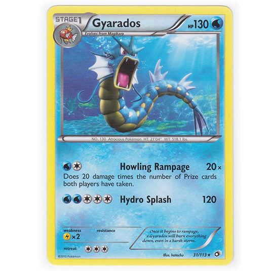 Pokemon - Black & White - Legendary Treasures - Gyarados - 31/113