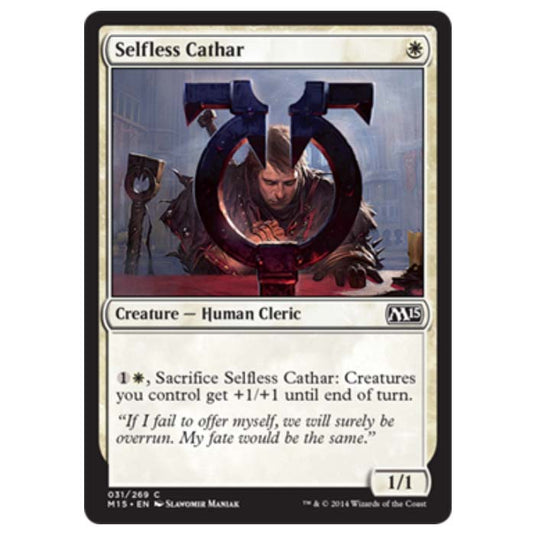 Magic the Gathering - M15 Core Set - Selfless Cathar - 31/269