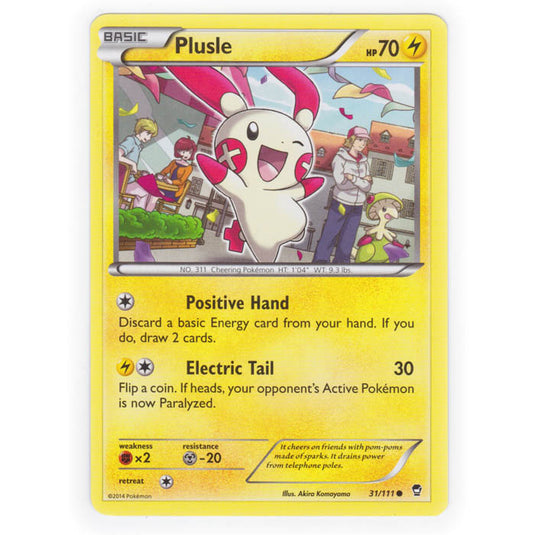 Pokemon - XY Furious Fists - Plusle - 31/111