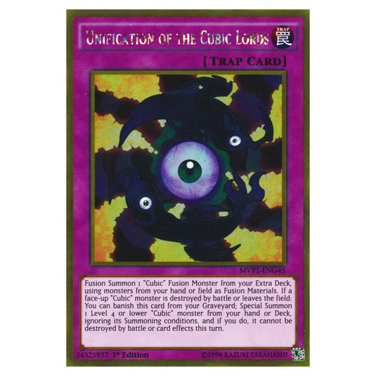 Yu-Gi-Oh! - Yu-Gi-Oh! The Dark Side of Dimensions Movie Pack - Gold Edition - Unification of the Cubic Lords (Gold Rare) MVP1-ENG45