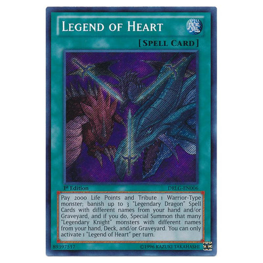 Yu-Gi-Oh! - Dragons of Legend - Legend of Heart (Secret Rare) DRLG-EN006