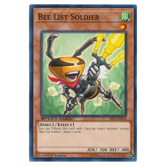 Yu-Gi-Oh! - Speed Duel Starter Decks - Ultimate Predators - Bee List Soldier (Common) SS03-ENB14