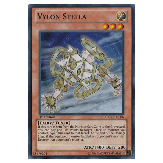 Yu-Gi-Oh! - Hidden Arsenal 6 - Omega Xyz - Vylon Stella (Super Rare) HA06-EN006