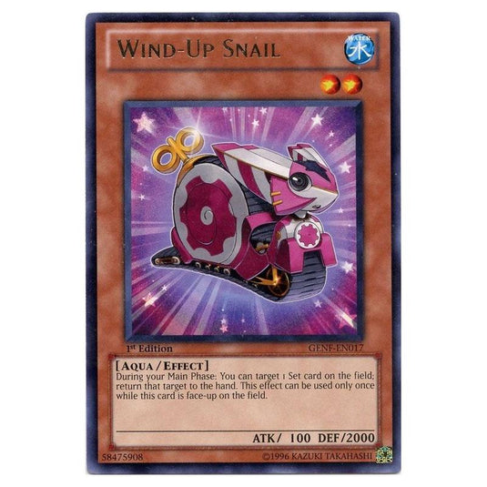 Yu-Gi-Oh! - Generation Force - Wind-Up Snail (Rare) GENF-EN017