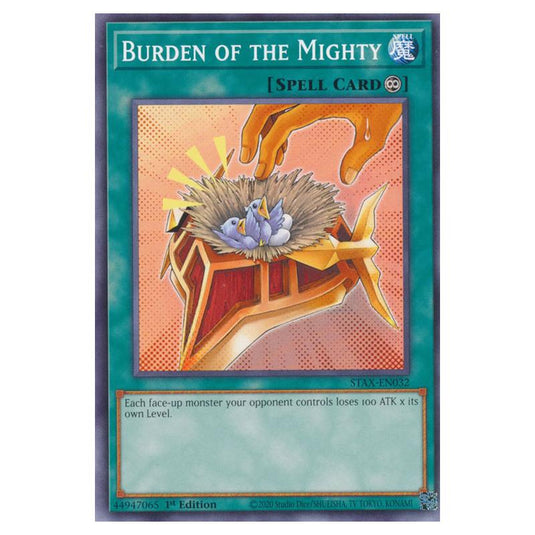Yu-Gi-Oh! - 2-Player Starter Set - Burden of the Mighty (Common) STAX-EN032