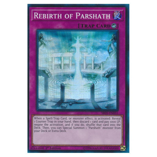 Yu-Gi-Oh! - Structure Deck - Wave of Light - Rebirth of Parshath (Super Rare) SR05-EN031