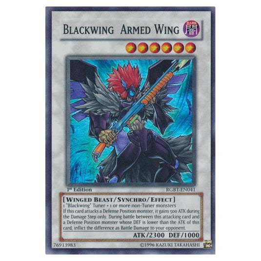 Yu-Gi-Oh! - Raging Battle - Blackwing Armed Wing (Super Rare) RGBT-EN041