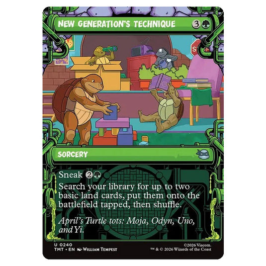 Magic The Gathering - Teenage Mutant Ninja Turtles - New Generation's Technique - 0240