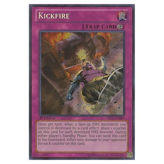 Yu-Gi-Oh! - Cosmo Blazer - Kickfire (Secret Rare) CBLZ-EN089