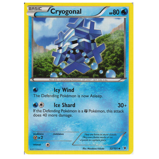 Pokemon - Black & White - Noble Victories - Cryogonal 32/101