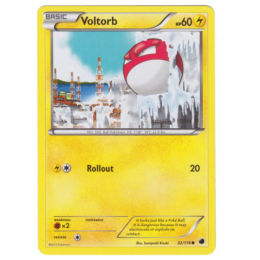 Pokemon - Black & White - Plasma Freeze - Voltorb - 32/116