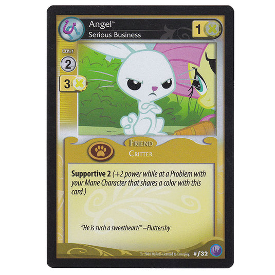 MLP - Canterlot Nights - Foil - Angel, Serious Business - #f32