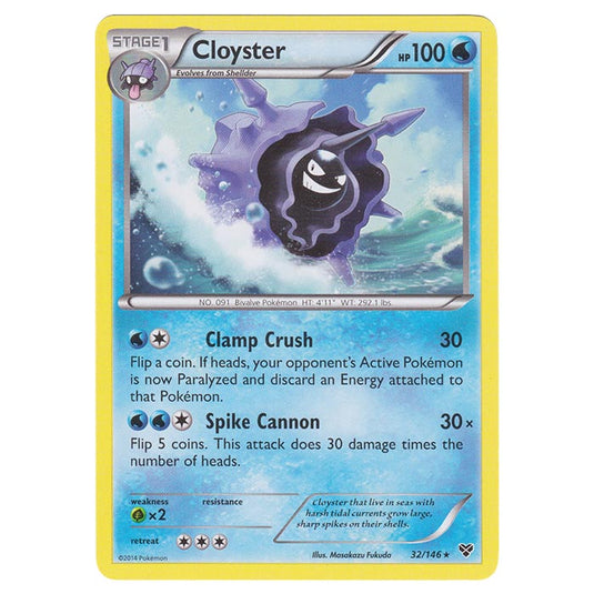 Pokemon - XY Base Set - Cloyster - 32/146