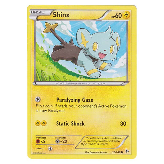 Pokemon - XY - Flashfire - Shinx - 32/106