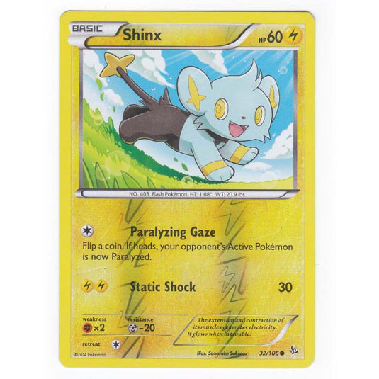 Pokemon - XY - Flashfire - (Reverse Holo) Shinx - 32/106